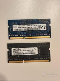 Ram DDR3 2x4GB 8GB Sodimm