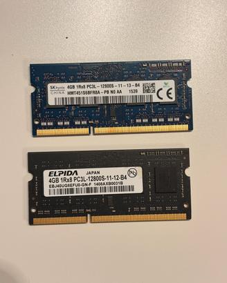 Ram DDR3 2x4GB 8GB Sodimm