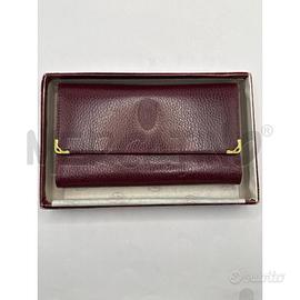 PORTA FOGLIO BORDEAU CARTIER