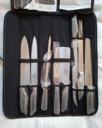Set coltelli da cucina con borsa