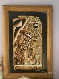 Quadro con papiro egizio 70x45cm