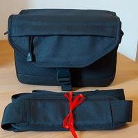 borsa porta macchiana fotografica e obbiettivi