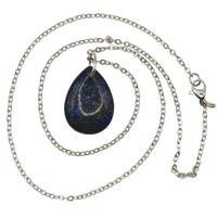 Collana acciaio inox ipoallergenico e Lapislazzuli