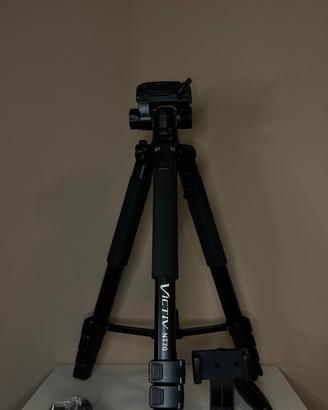 Treppiede Fotocamera e Smartphone(45-185 cm)