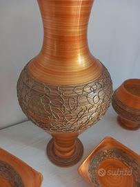 set in vetro lavorato 