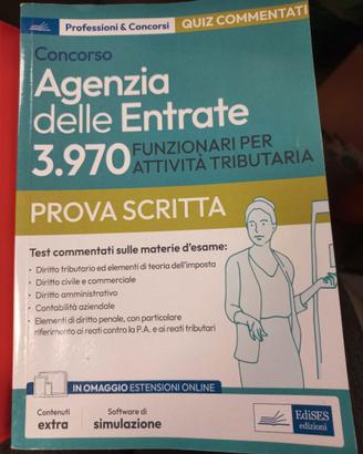 LIBRO CONCORSO AGENZIA DELLE ENTRATE