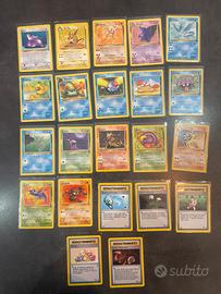 🦕Lotto Carte Pokémon Set Fossil Unlimited Exellent