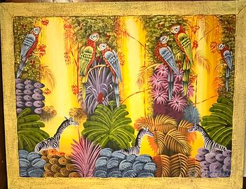 Quadro animali amazzonia