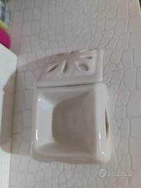 scatolina porcellana bianca