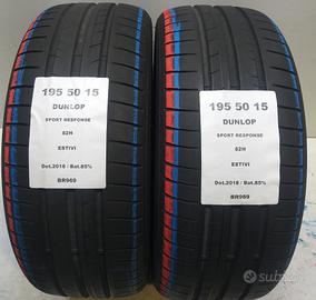 2 GOMME 195 50 15 DUNLOP BR969