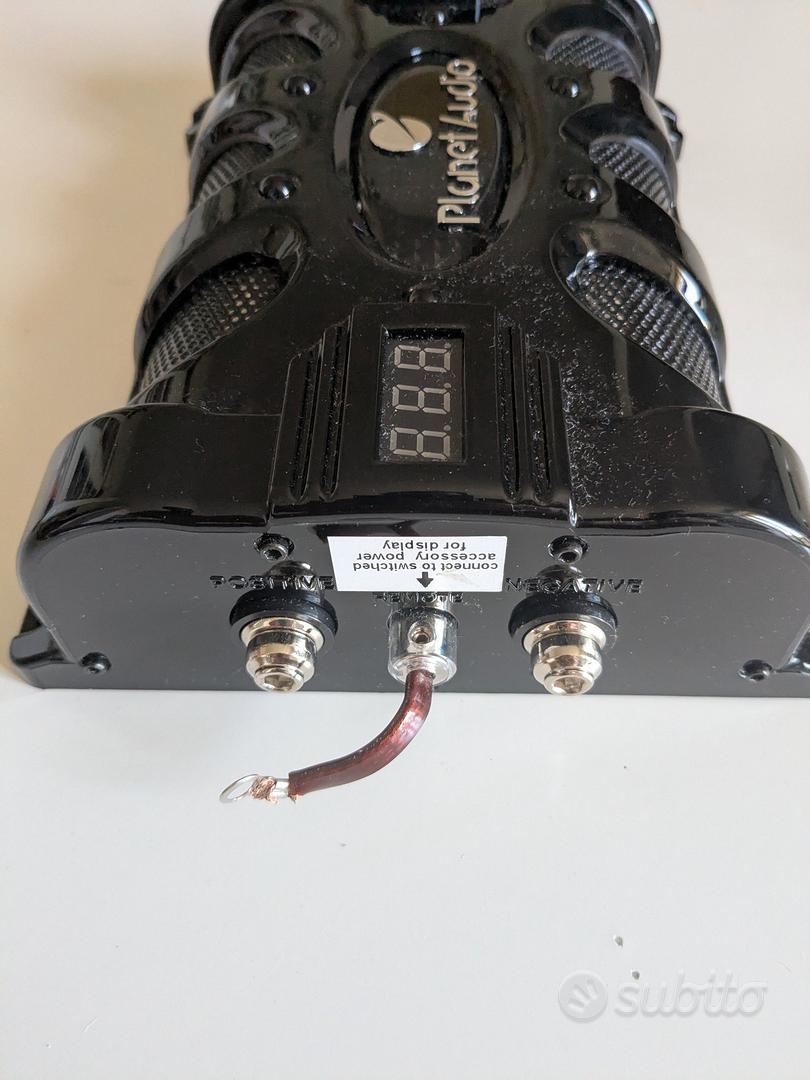 Condensatore Auto 10 Farad PC10F - Accumulo Energia, Migliora Audio, Display LED, Toni Allarme - Foto 4