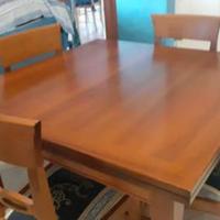 TAVOLO ARTE POVERA + 4 SEDIE