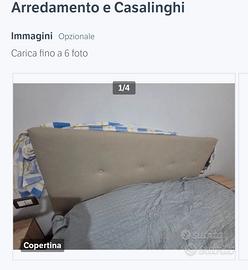 letto matrimoniale con cassettone 