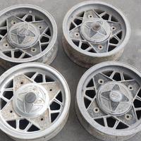 Cerchi fiat 500 Millemiglia epoca originali.