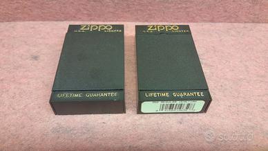 2 Custodie Zippo vintage originali