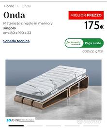 materasso singolo