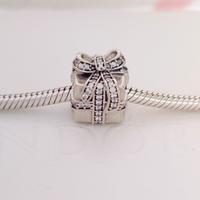 Pandora charm scatola con fiocco 