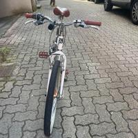 bicicletta di colore bianco
