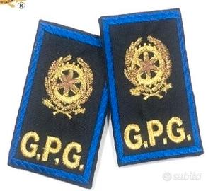 Tubolari Ricamati Bordo Azzurro GPG Nuovo Modello 