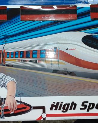 Trenino elettrico high speed train giocattolo anni