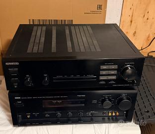 Yamaha e kenwood amplificatori