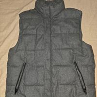 Gilet H&M Trapuntato Uomo - Grigio Scuro Taglia L 