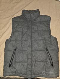 Gilet H&M Trapuntato Uomo - Grigio Scuro Taglia L 