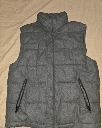 Gilet H&M Trapuntato Uomo - Grigio Scuro Taglia L 