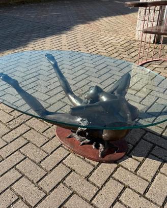 Tavolino da caffè design stile "Hollywood Regency"