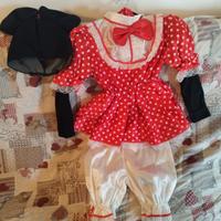 Vestito Carnevale "TOPOLINA" 5-7 a