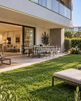 PIANO TERRA DI NUOVA COSTRUZIONE CON GIARDINO, GAR
