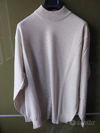 maglione girocollo mezzo dolcevita