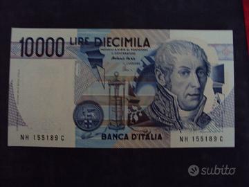cartamoneta lire 10000 volta