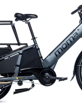 Bicicletta Cargo bike elettrica longtail Moma Bike