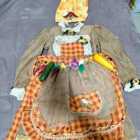 vestito carnevale bimba Fruttivendola anni 6