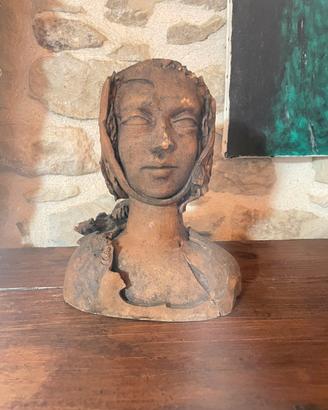 Antica scultura ceramica Sarda