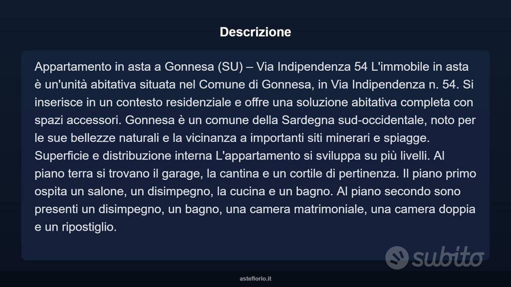 Appartamento – Gonnesa, Stazione Monteponi - Vista 3