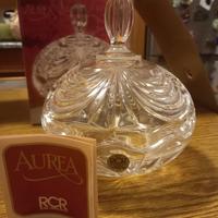 Portabonbon RCR in cristallo caramelle cioccolatin