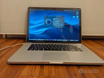 Macbook PRO Retina 15” 2013 I7 2.4 Ghz 8gb 256gb