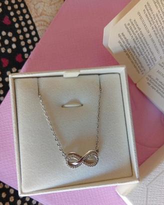 Collana  Swarovski infinito