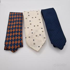 3 cravatte vintage Terital Rhodiatoce  anni ‘60/70