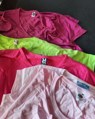 Magliette colorate  Nuove