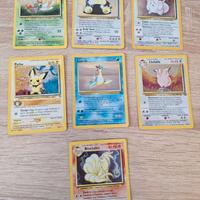 Carte pokemon edizione 1995