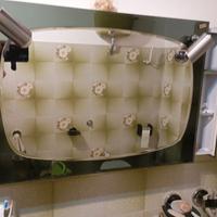 Mobiletto specchio bagno- lavabo + colonna