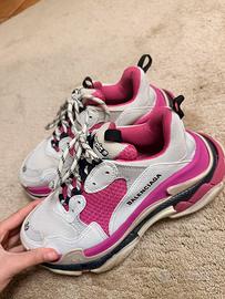 Balenciaga Triple S fucsia
