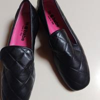 scarpe donna in nappa nera 