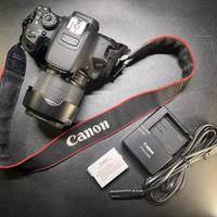 Reflex Canon 700D Speedlite 430 50mm borsa+custod