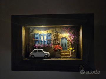 diorama quadro 3d 
