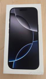 IPHONE 16 PRO 256GB Black - nuovo mai usato