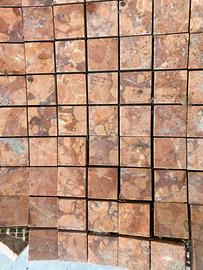 Rosso Verona mosaico 30x30 su rete